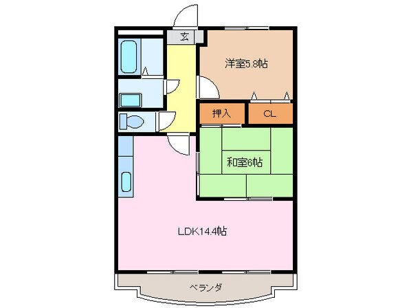 ＮＯＲＴＨフェザントの物件間取画像